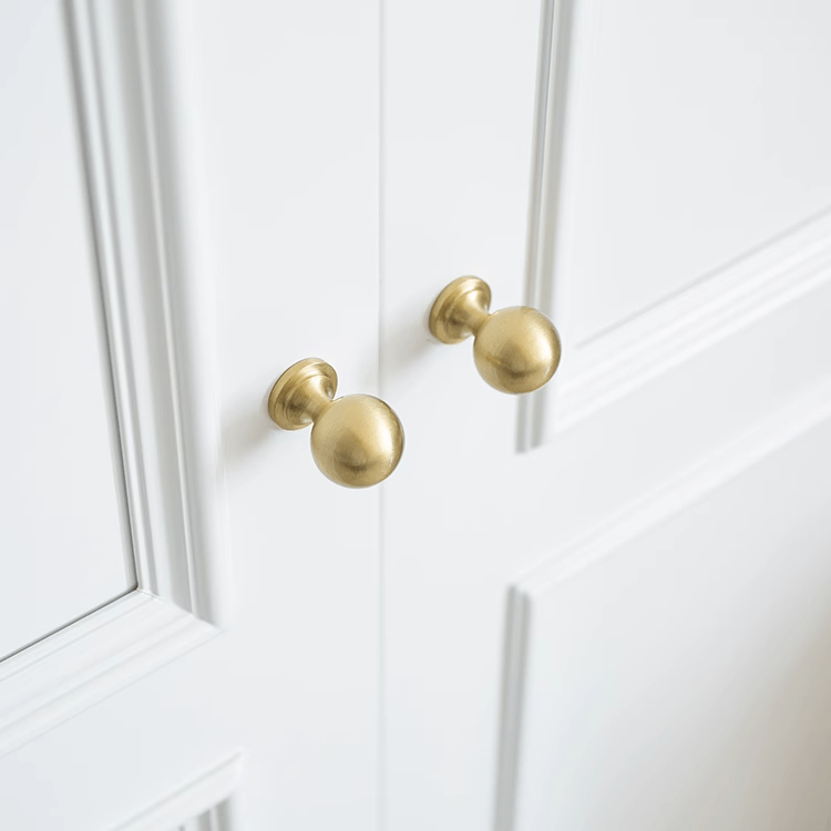 Goo-Ki French Light Luxury Wardrobe Solid Brass Handle Golden Strip Cabinet Handle