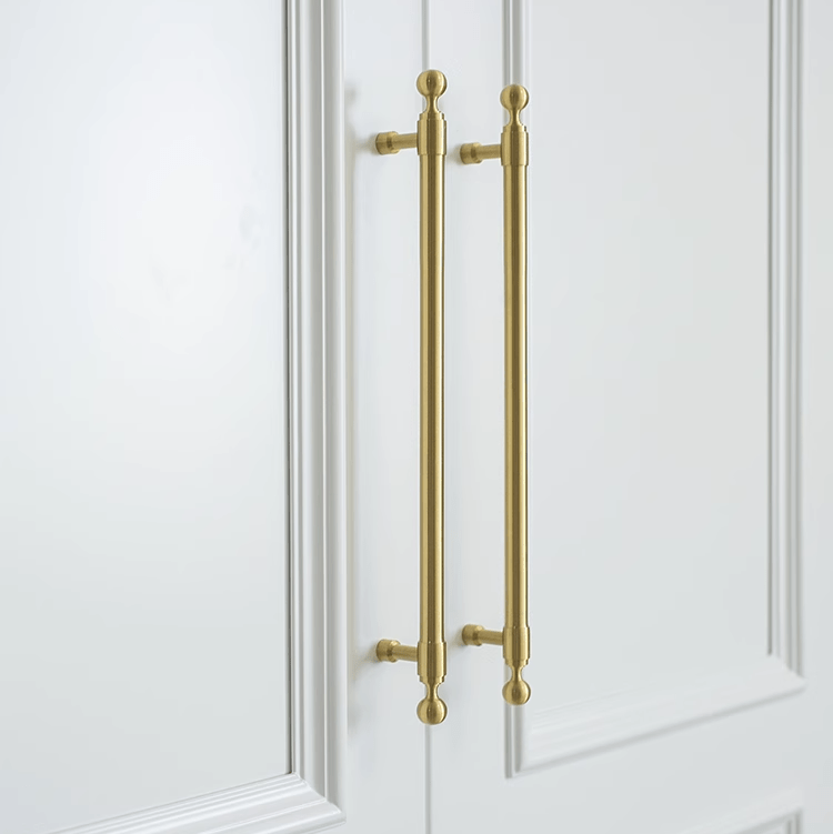 Goo-Ki French Light Luxury Wardrobe Solid Brass Handle Golden Strip Cabinet Handle
