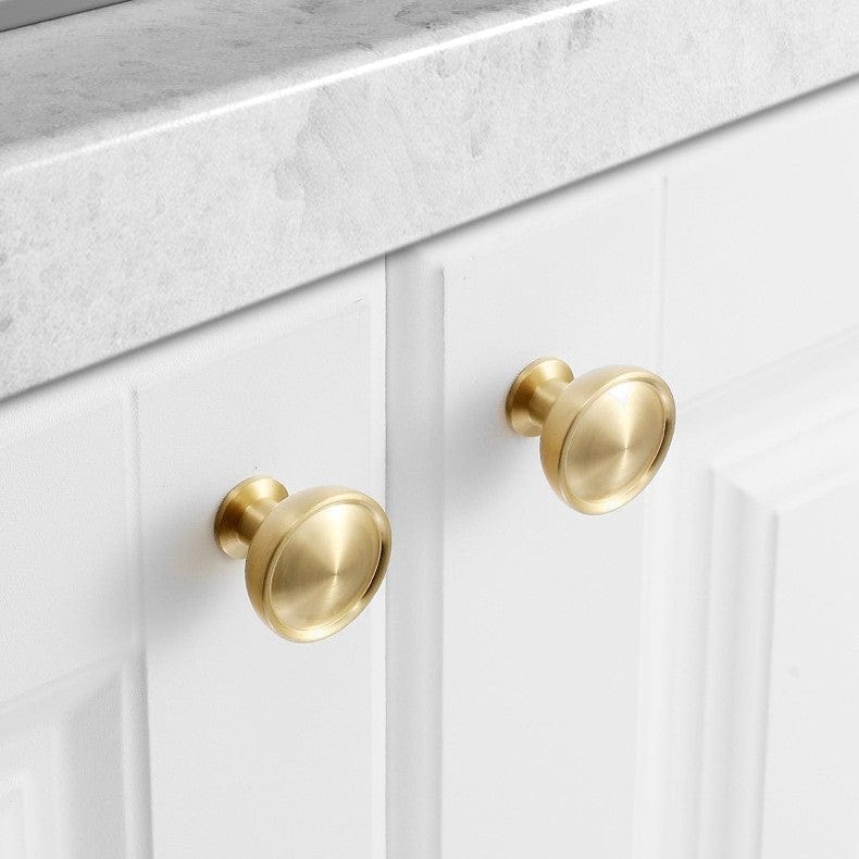 Goo-Ki French Style Luxury Solid Copper Handle Drawer T Bar Pull Stain Brass Furniture Handle