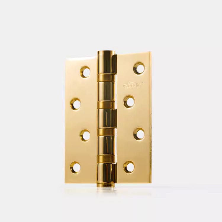 Goo-Ki Gold / Flat Hinge / 1 Pcs 4-inch Ball Bearing Hinge Stainless Steel Gold Door Hinges Furniture Hardware