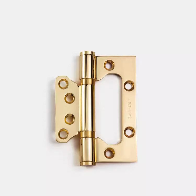 Goo-Ki Gold / Flush Hinge / 1 Pcs 4-inch Ball Bearing Hinge Stainless Steel Gold Door Hinges Furniture Hardware
