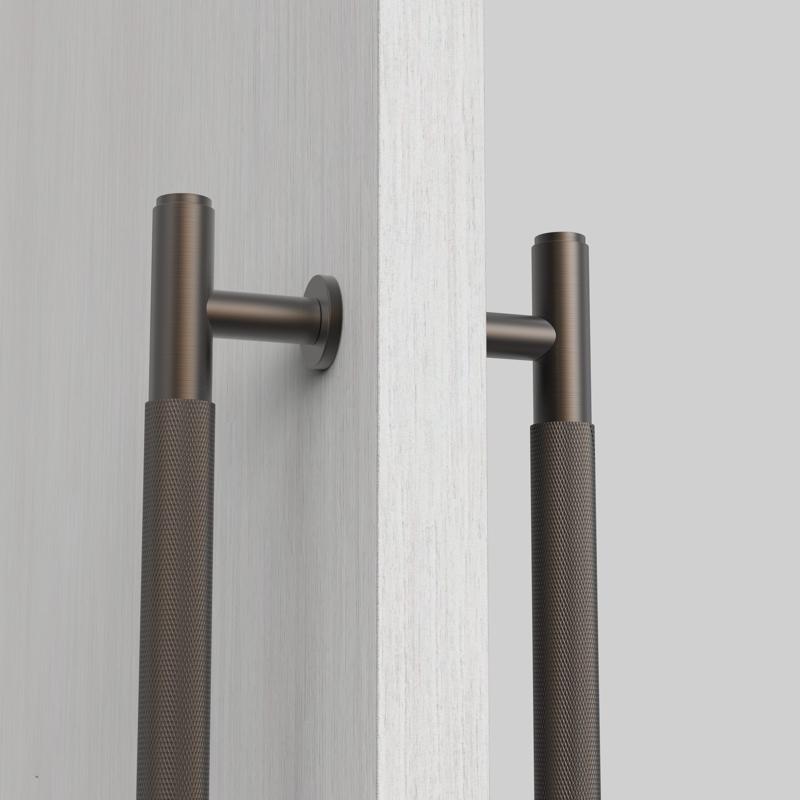 Goo-Ki Heavy-Duty Appliance Pull Stainless Steel Knurled & Straight Grip Pull Handle for Appliance & Shower Glass Door