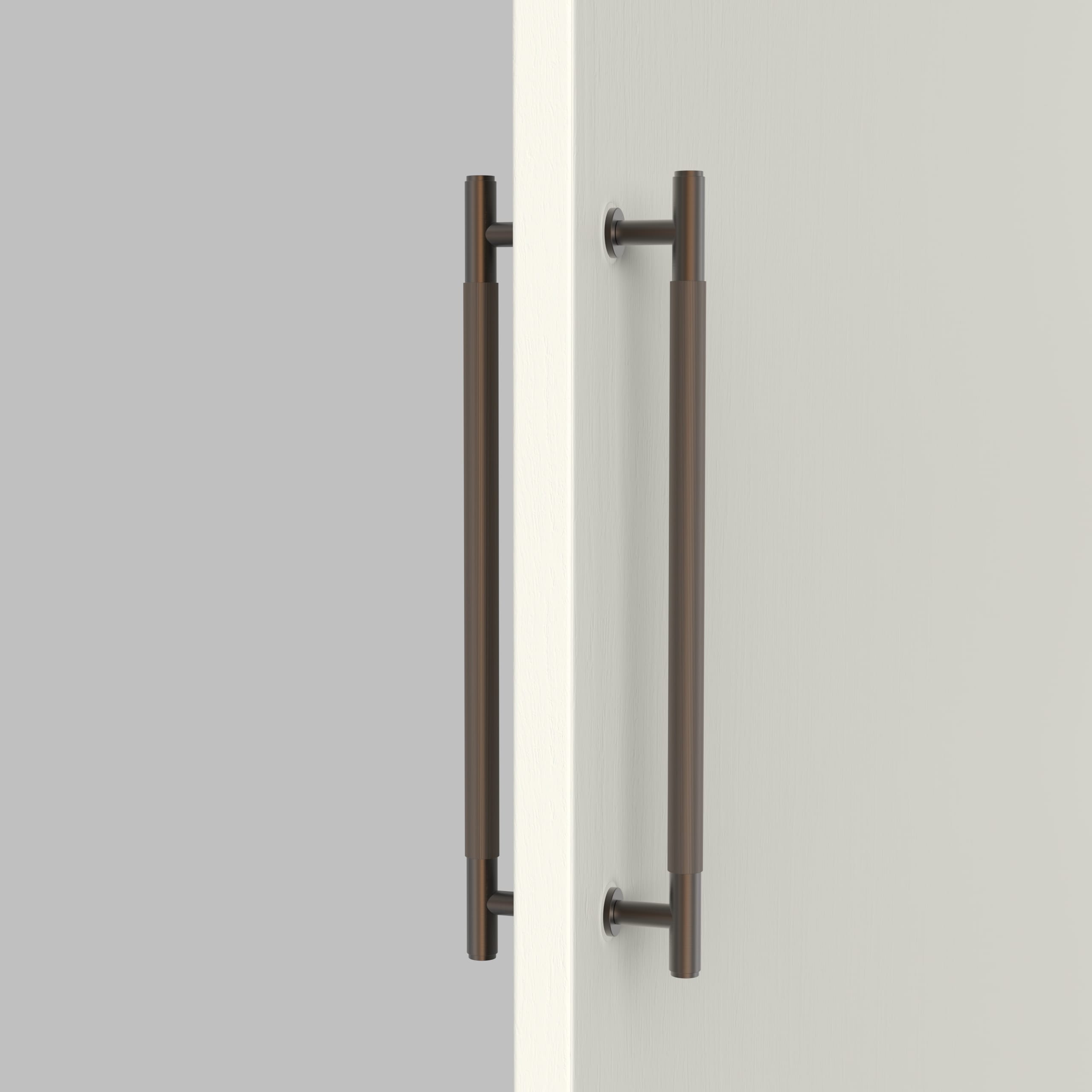Goo-Ki Heavy-Duty Appliance Pull Stainless Steel Knurled & Straight Grip Pull Handle for Appliance & Shower Glass Door