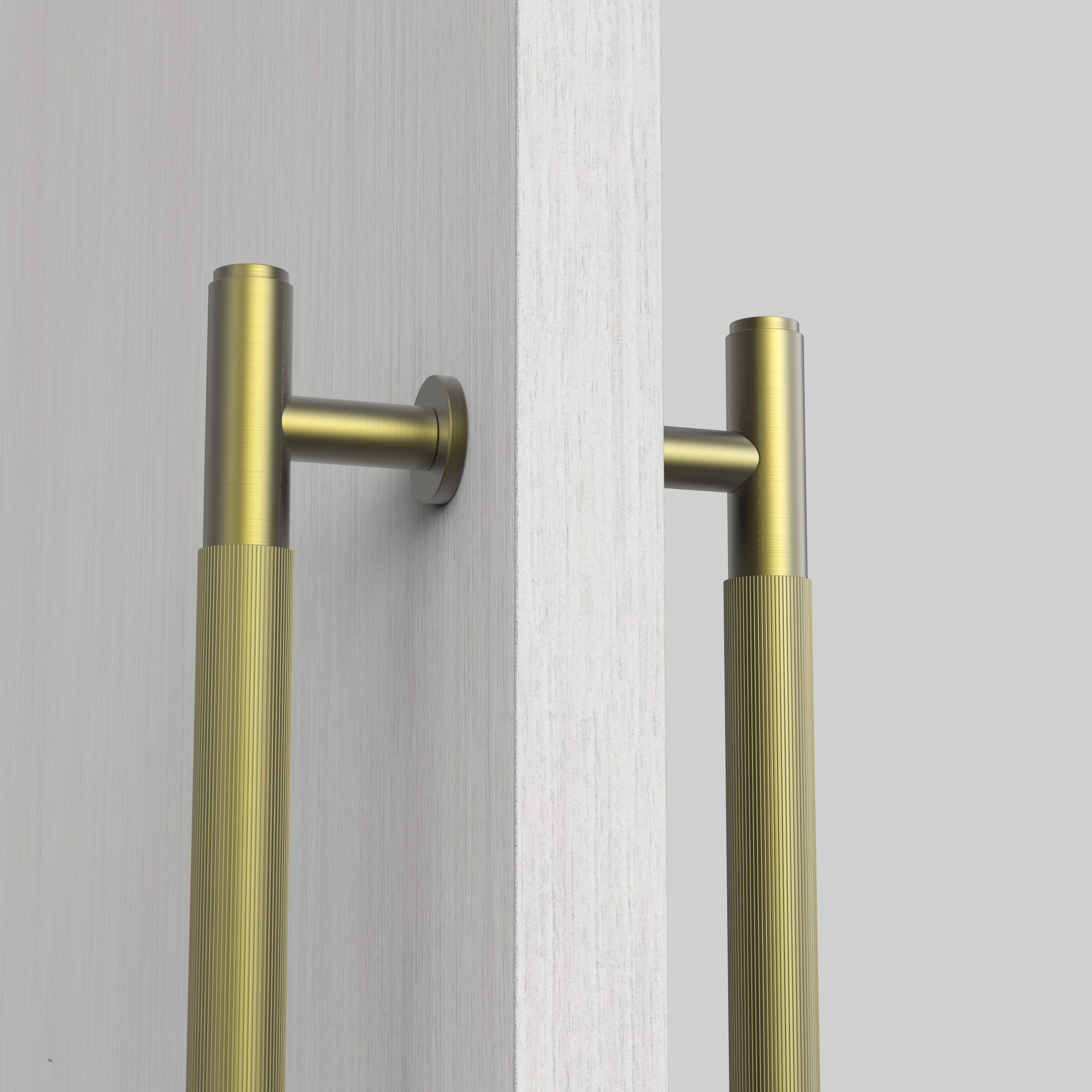 Goo-Ki Heavy-Duty Appliance Pull Stainless Steel Knurled & Straight Grip Pull Handle for Appliance & Shower Glass Door