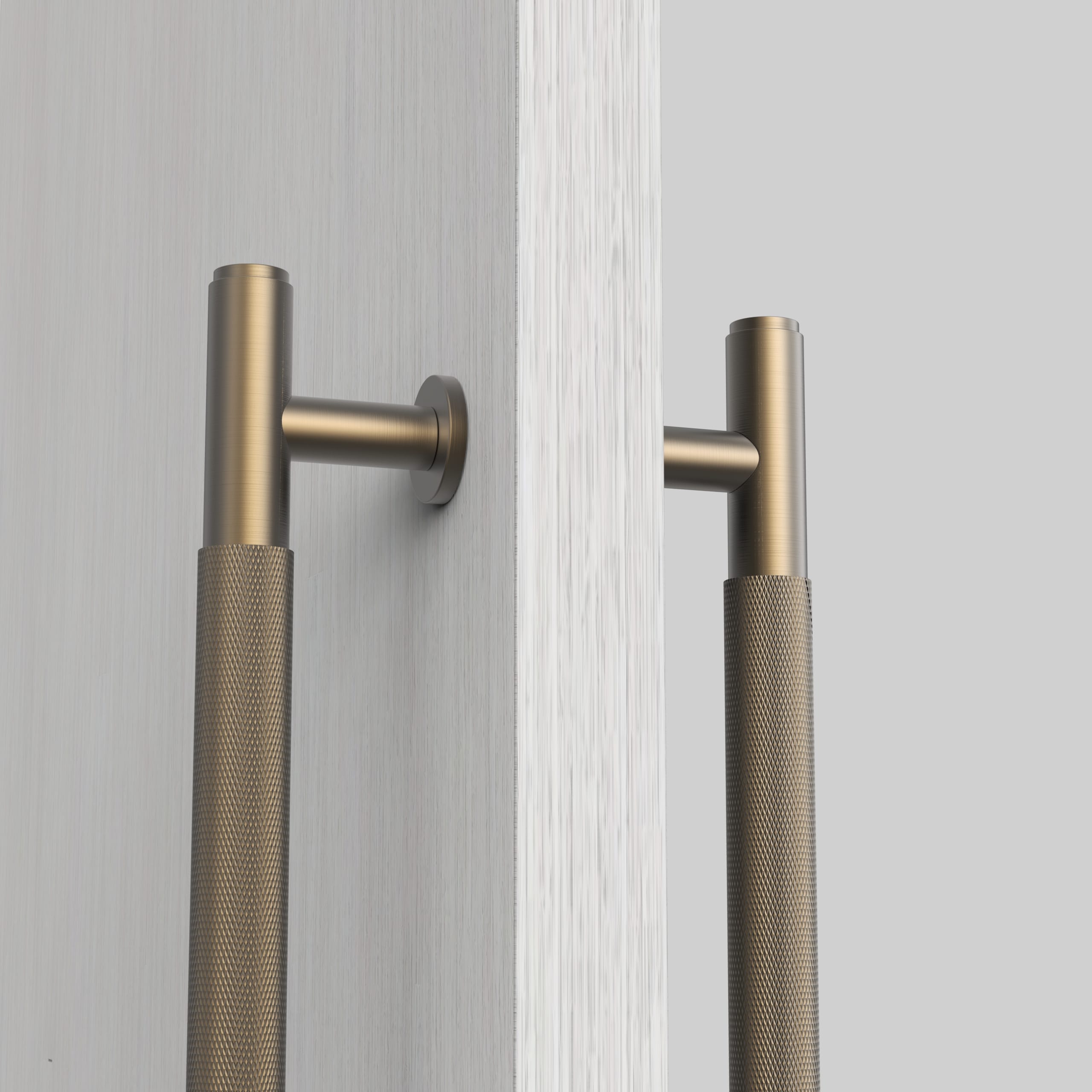 Goo-Ki Heavy-Duty Appliance Pull Stainless Steel Knurled & Straight Grip Pull Handle for Appliance & Shower Glass Door