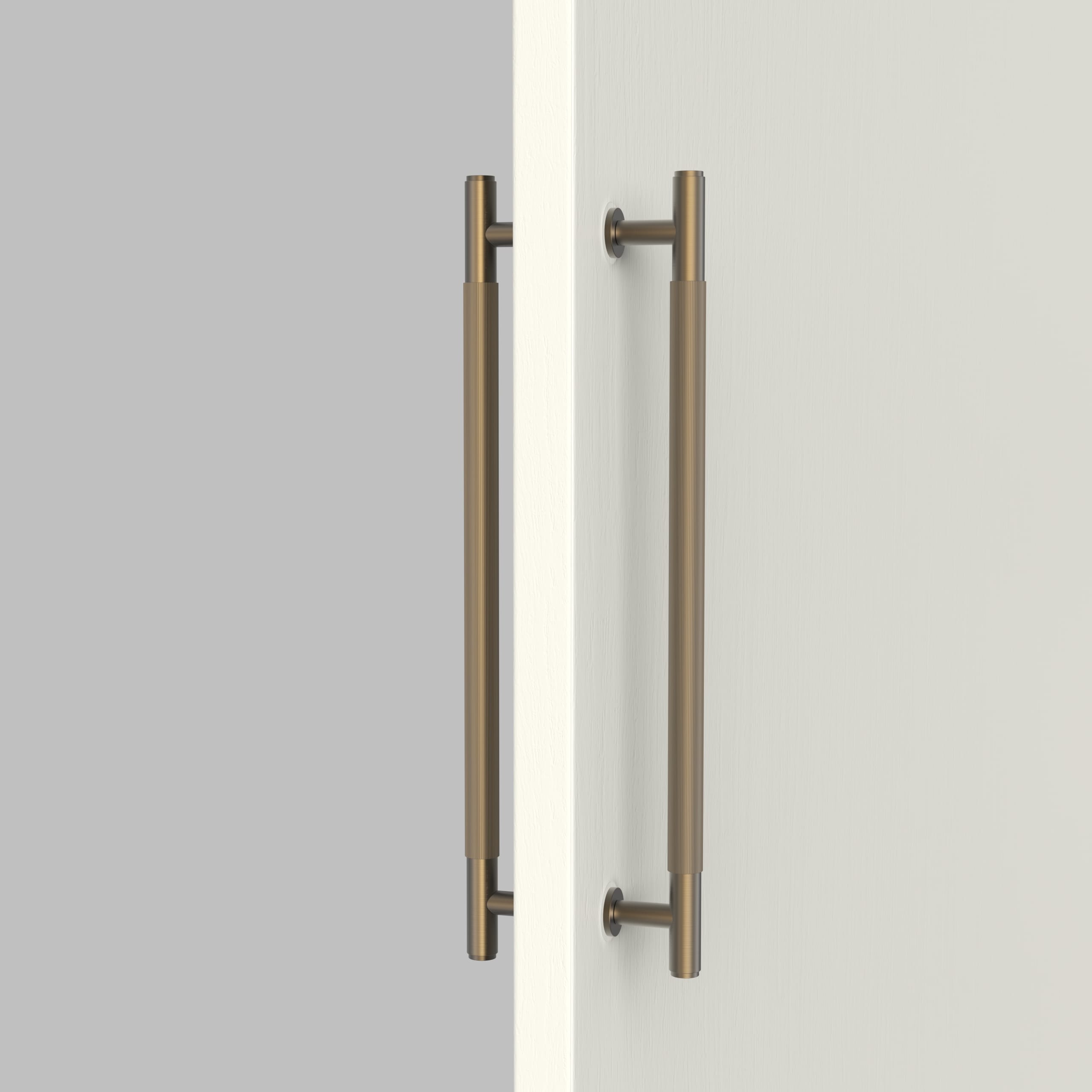 Goo-Ki Heavy-Duty Appliance Pull Stainless Steel Knurled & Straight Grip Pull Handle for Appliance & Shower Glass Door