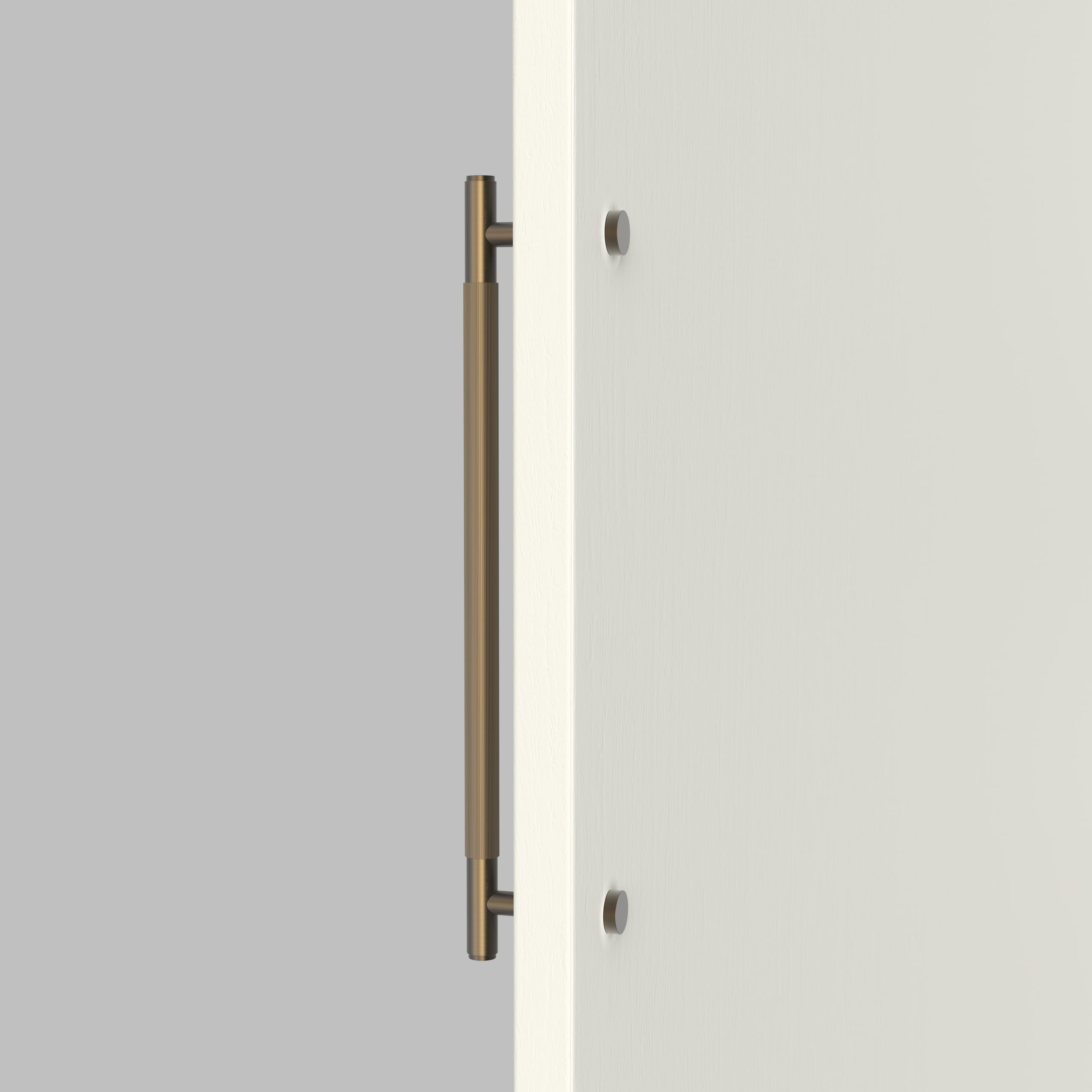 Goo-Ki Heavy-Duty Appliance Pull Stainless Steel Knurled & Straight Grip Pull Handle for Appliance & Shower Glass Door