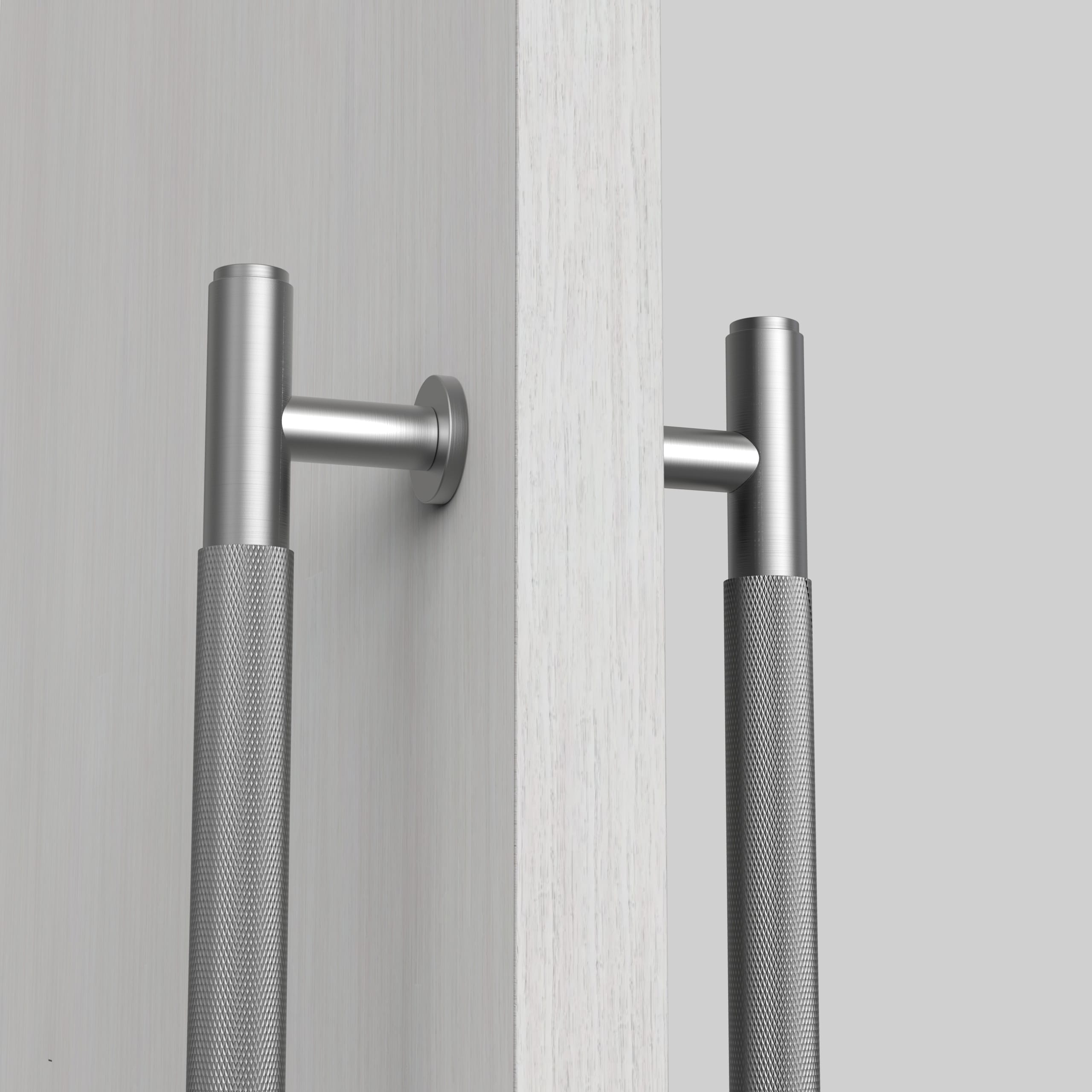 Goo-Ki Heavy-Duty Appliance Pull Stainless Steel Knurled & Straight Grip Pull Handle for Appliance & Shower Glass Door