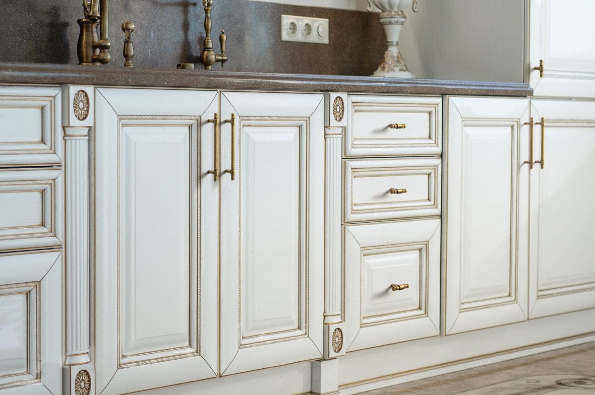 Goo-Ki Hexagonal Cabinet Handles Solid Zinc Alloy Drawer Hardware Finger Pull