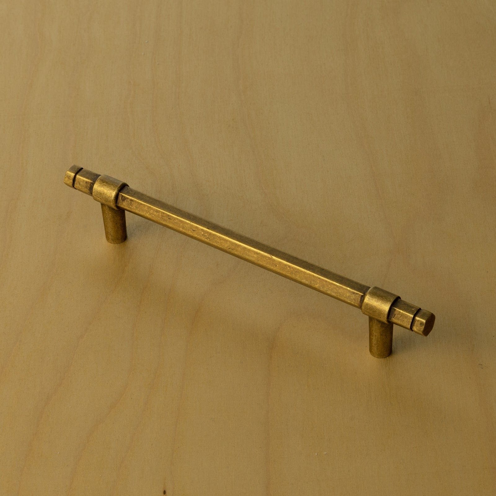 Goo-Ki Hexagonal Cabinet Handles Solid Zinc Alloy Drawer Hardware Finger Pull