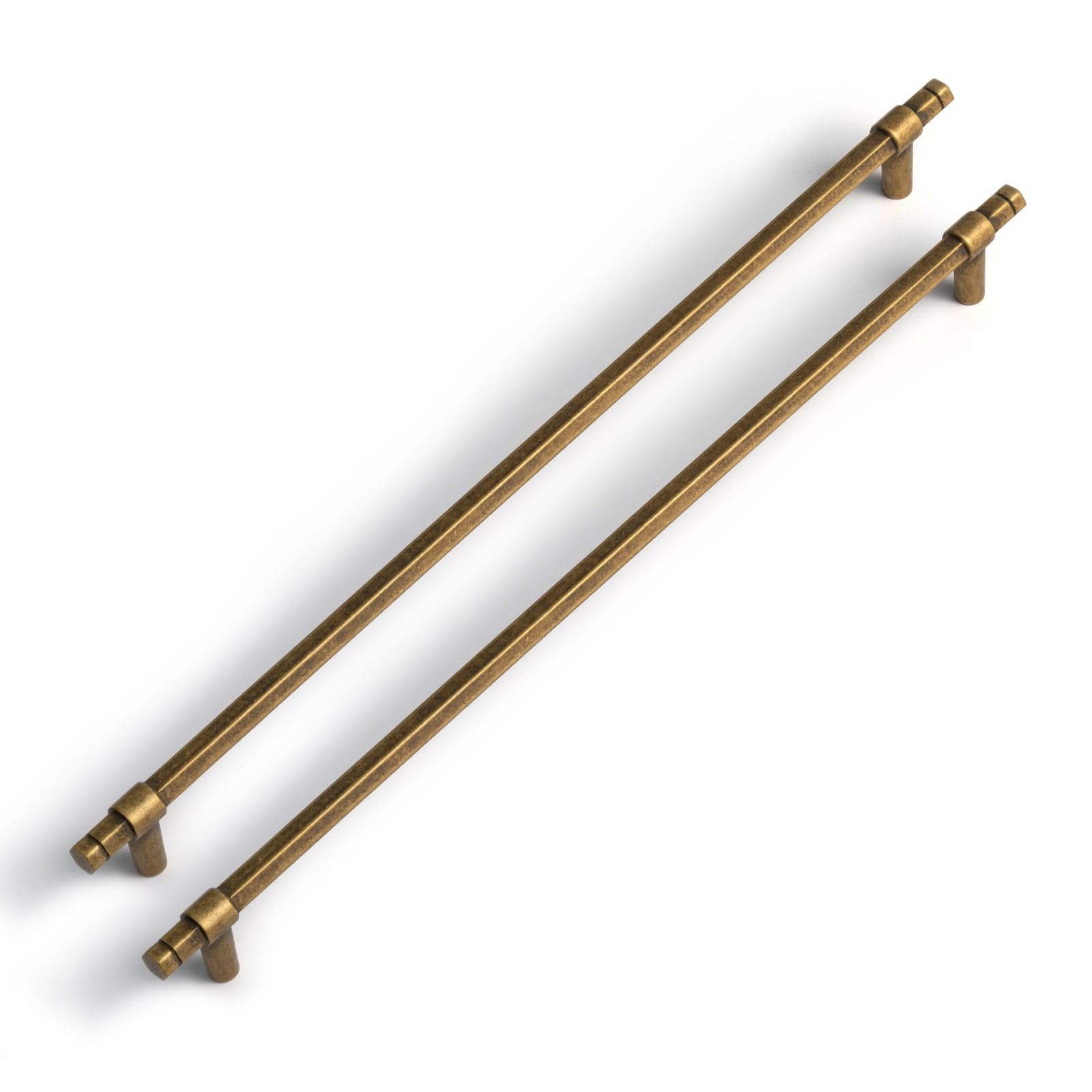 Goo-Ki Hexagonal Cabinet Handles Solid Zinc Alloy Drawer Hardware Finger Pull