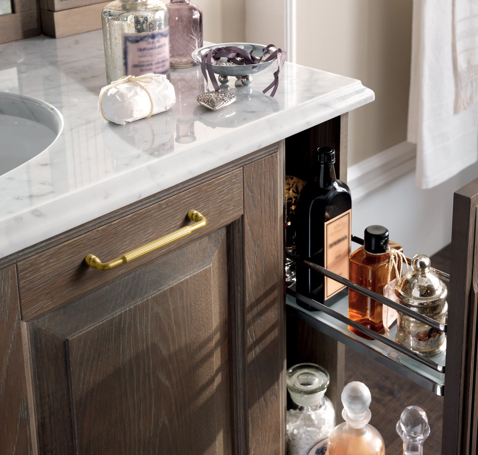 Goo-Ki Industrial Decorative Cabinet Pulls Unique L-shaped Drawer Handles with Textured Grip