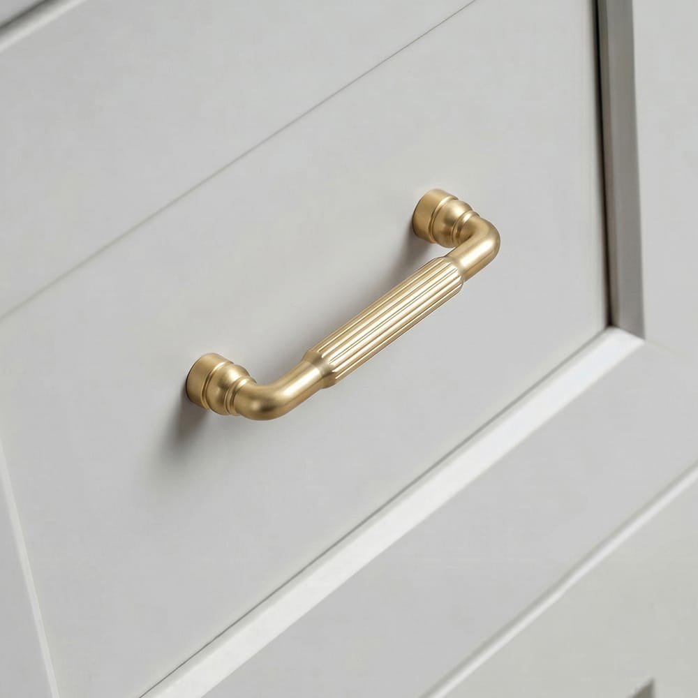 Goo-Ki Industrial Decorative Cabinet Pulls Unique L-shaped Drawer Handles with Textured Grip