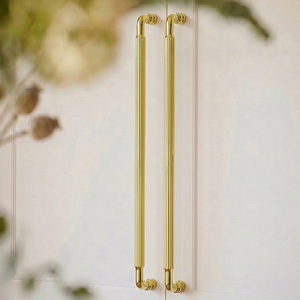 Goo-Ki Industrial Decorative Cabinet Pulls Unique L-shaped Drawer Handles with Textured Grip
