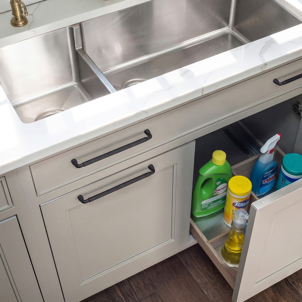 Goo-Ki Industrial Decorative Cabinet Pulls Unique L-shaped Drawer Handles with Textured Grip
