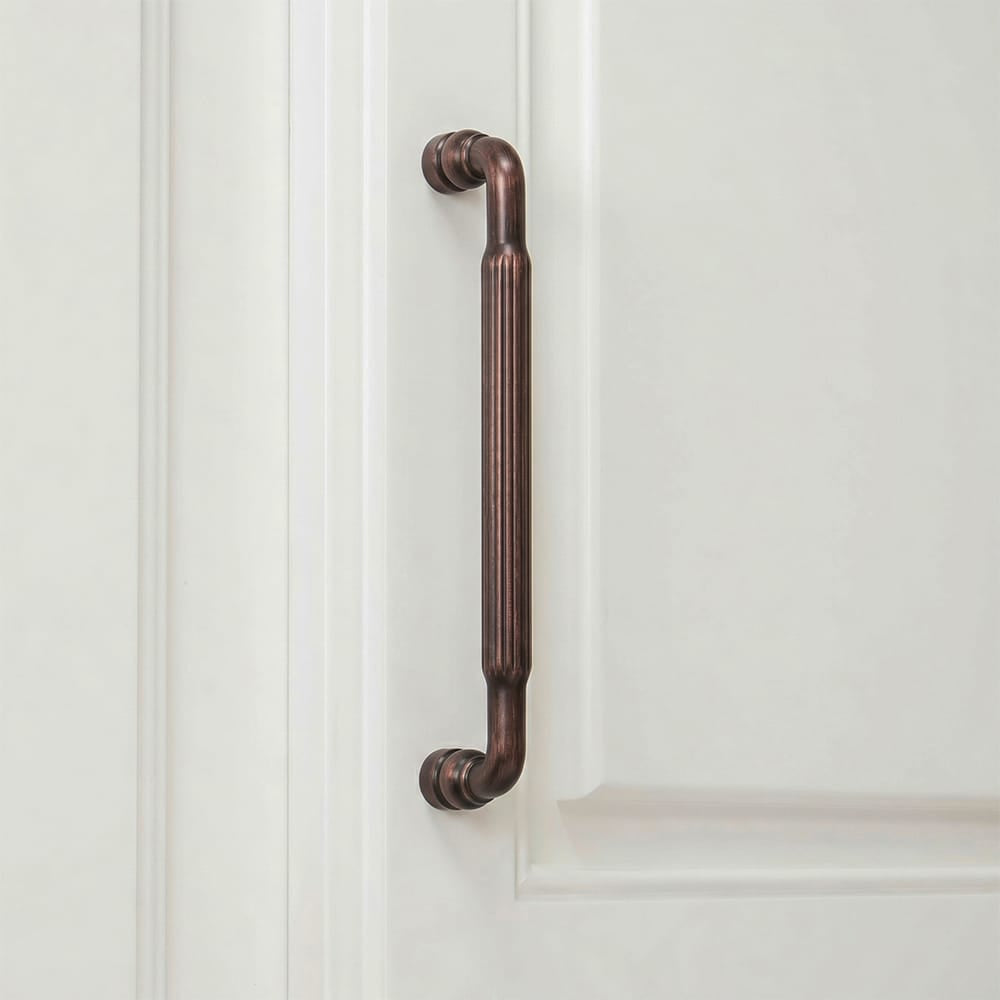 Goo-Ki Industrial Decorative Cabinet Pulls Unique L-shaped Drawer Handles with Textured Grip