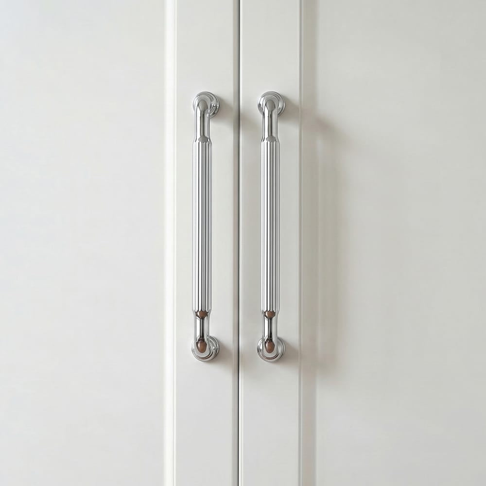 Goo-Ki Industrial Decorative Cabinet Pulls Unique L-shaped Drawer Handles with Textured Grip