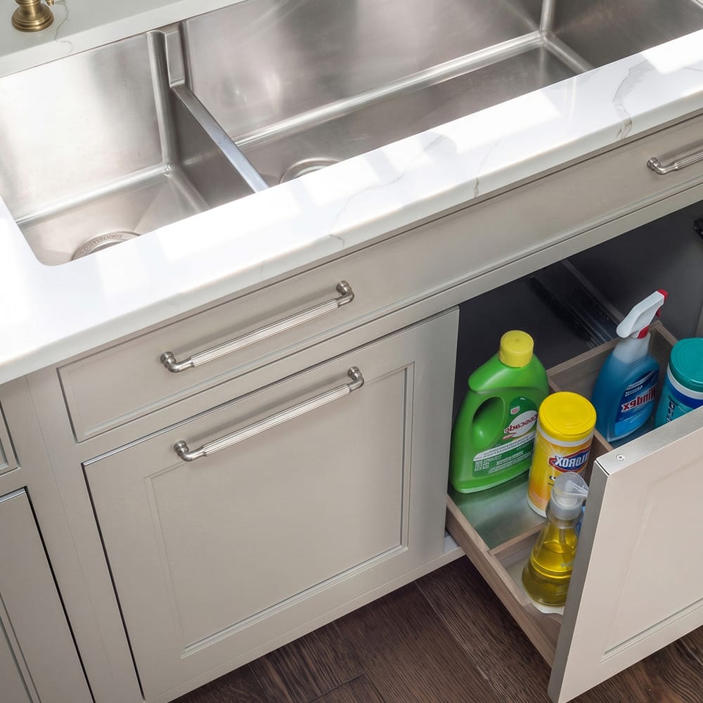 Goo-Ki Industrial Decorative Cabinet Pulls Unique L-shaped Drawer Handles with Textured Grip