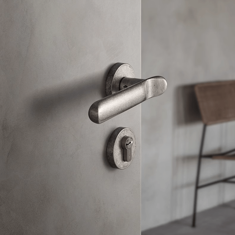 Goo-Ki Industrial Style Retro Door Handle Home Security Lock Mute Door Lock