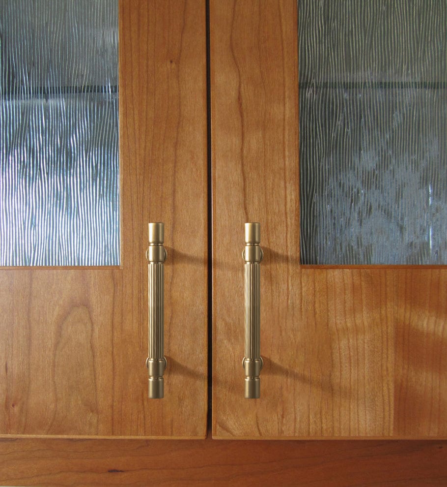 Goo-Ki Industrial Style Retro Zinc Alloy Cabinet Pulls with Striped Texture