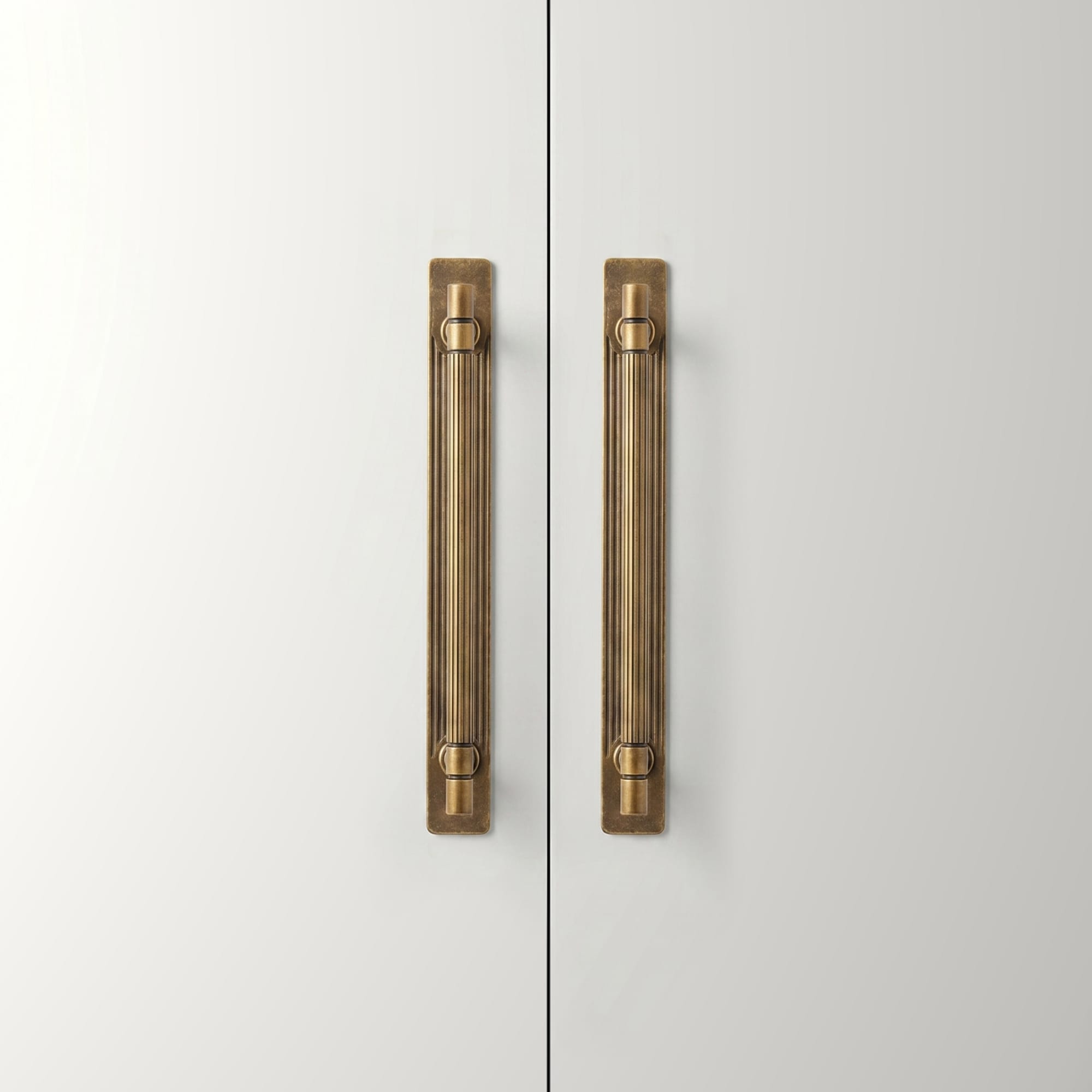 Goo-Ki Industrial Style Retro Zinc Alloy Cabinet Pulls with Striped Texture