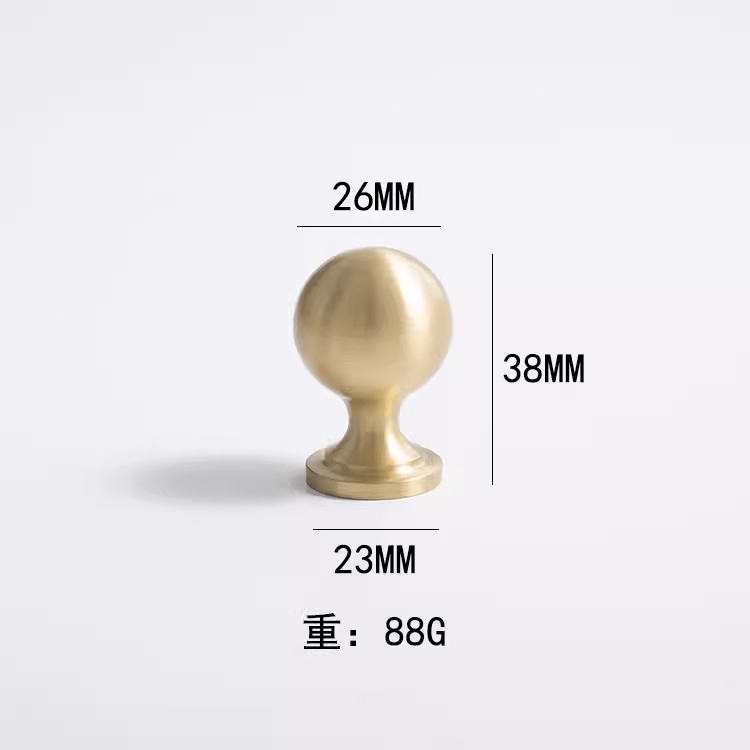Goo-Ki Knob / 2 Pack High-end Luxury Door Handle Simple European Cabinet Pulls