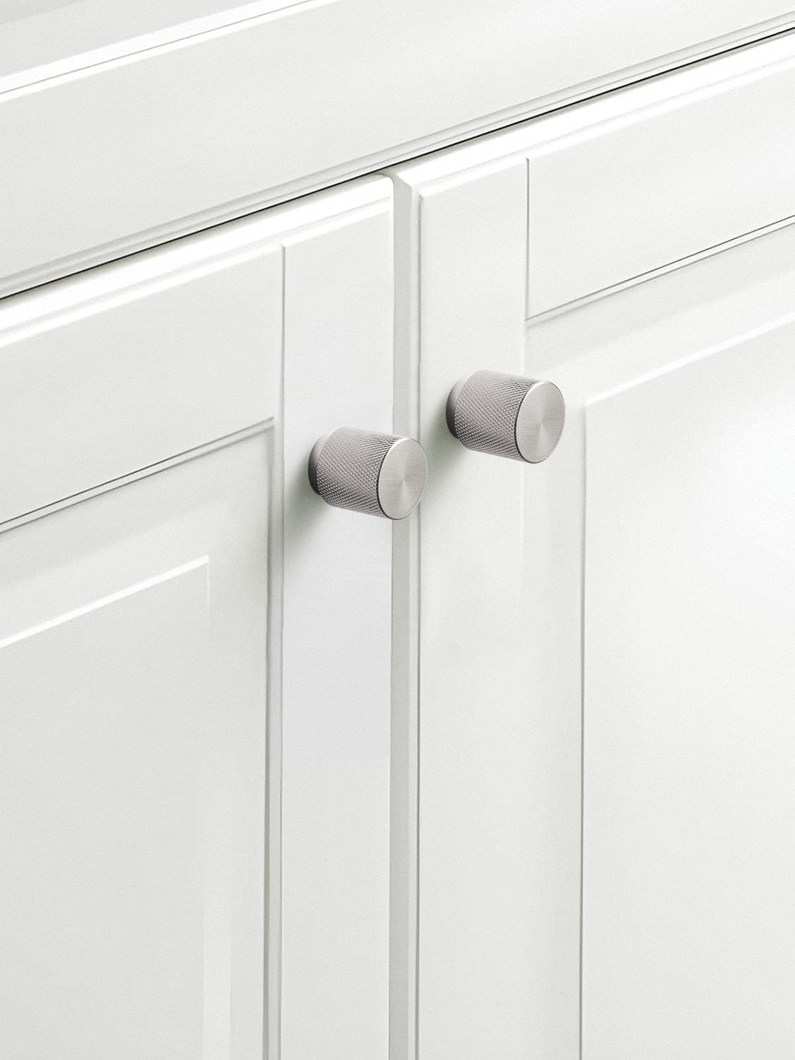 Goo-Ki Knurled Cabinet Knobs Solid Aluminum Bar Pulls Handles for Closet Wardrobe Dresser