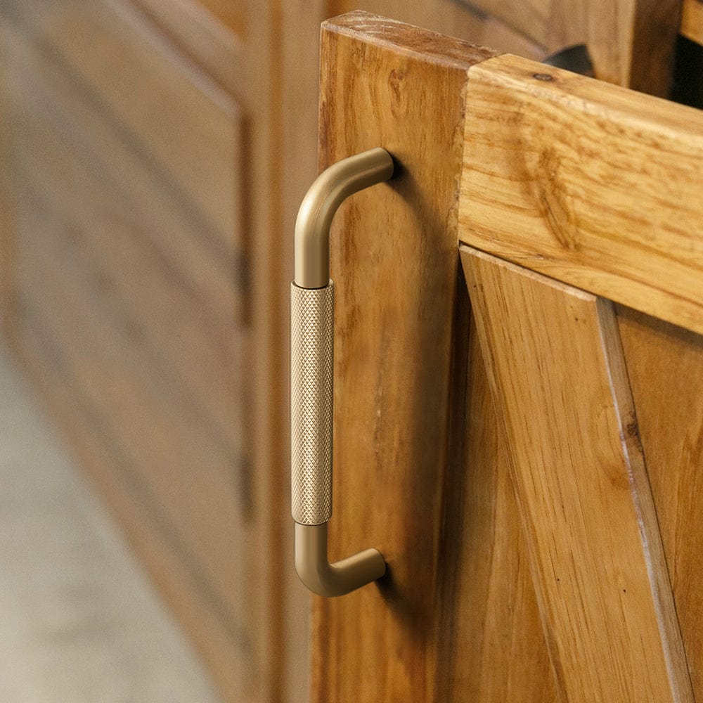 Goo-Ki Knurled Cabinet Knobs Solid Metal Alloy Bar Pulls Handles for Closet Wardrobe Dresser