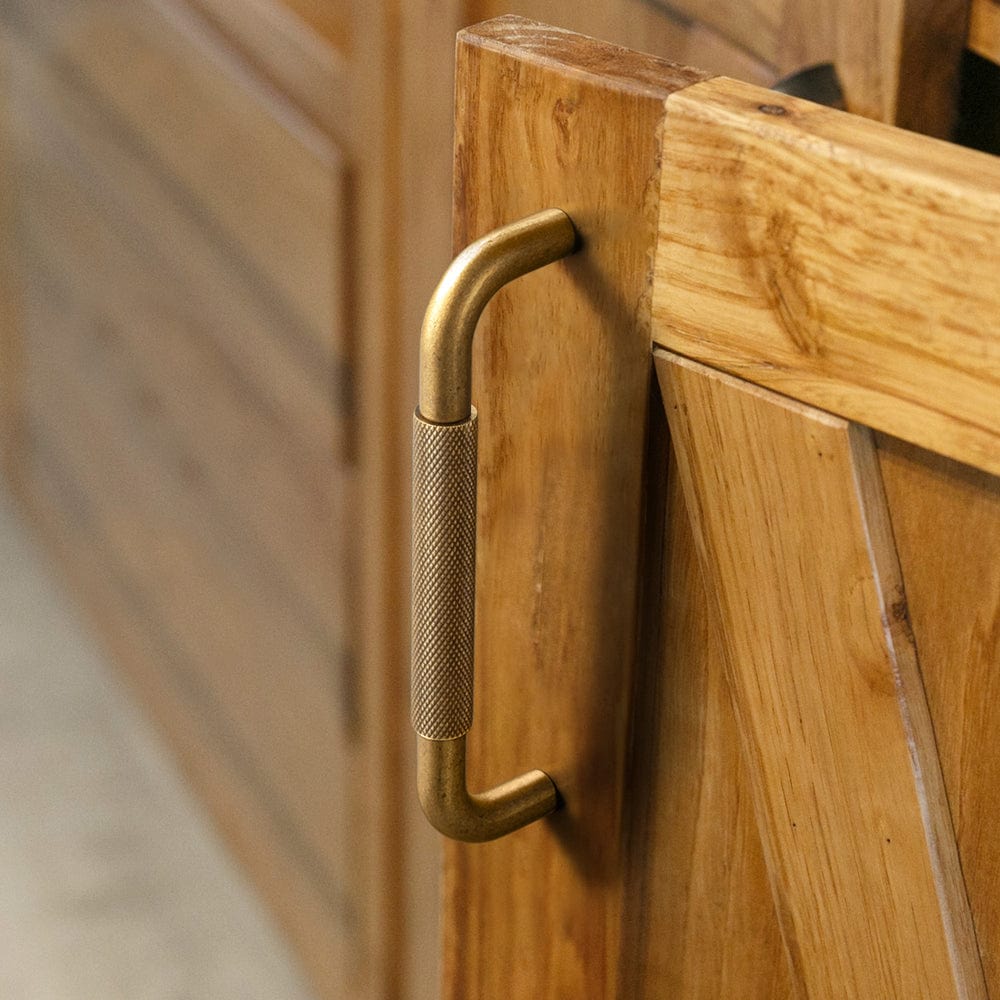 Goo-Ki Knurled Cabinet Knobs Solid Metal Alloy Bar Pulls Handles for Closet Wardrobe Dresser