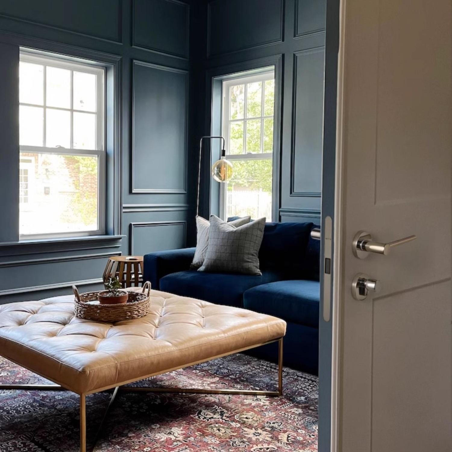 Goo-Ki Knurled Craft Interior Door Lock Mute Magnetic Indoor Medieval Door Handle Set