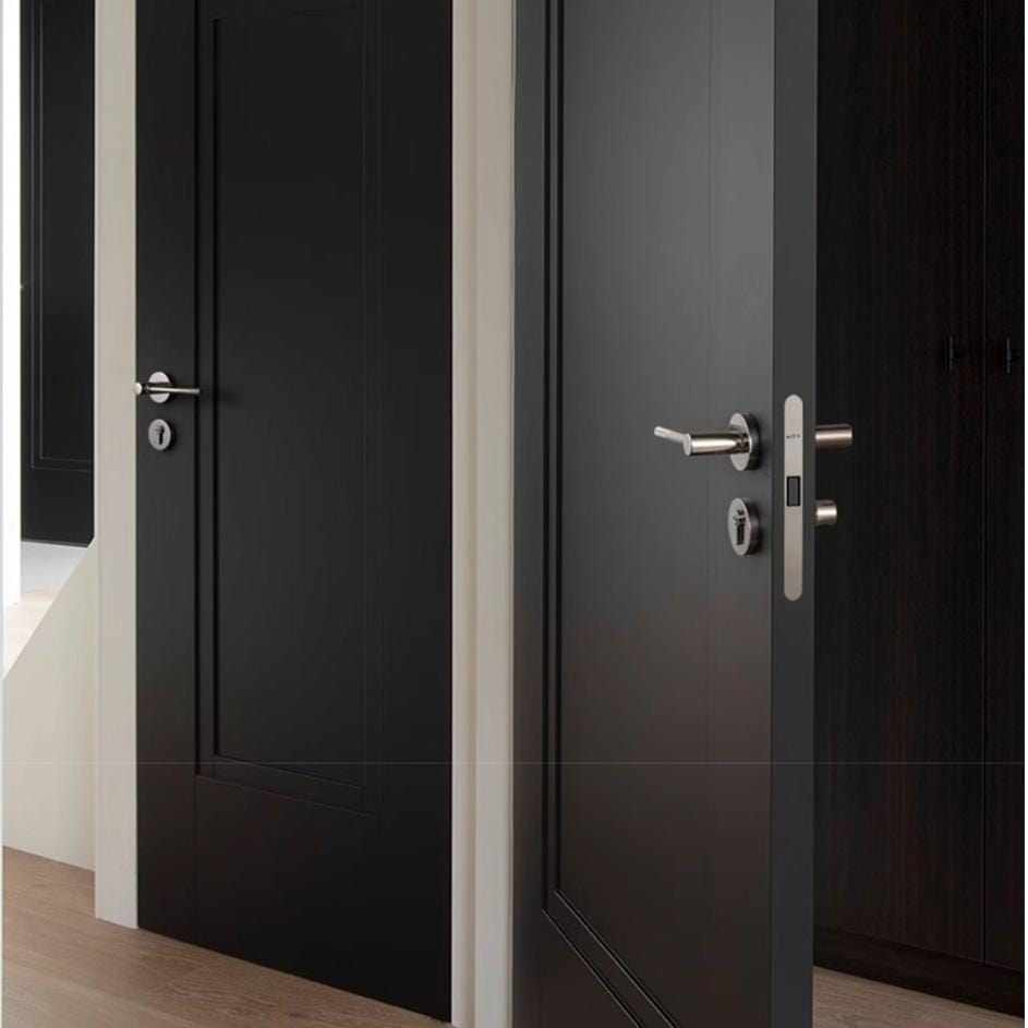 Goo-Ki Knurled Craft Interior Door Lock Mute Magnetic Indoor Medieval Door Handle Set