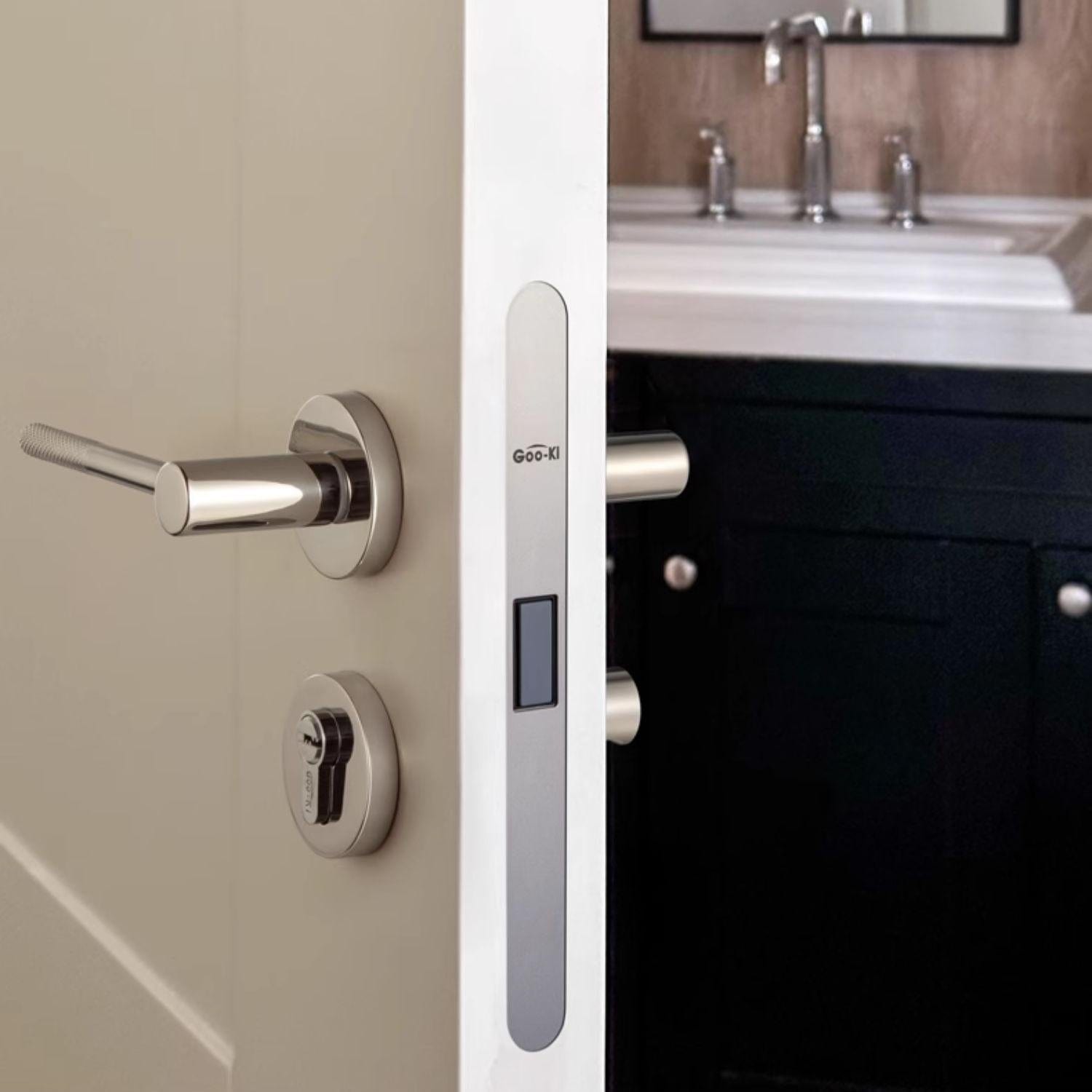 Goo-Ki Knurled Craft Interior Door Lock Mute Magnetic Indoor Medieval Door Handle Set