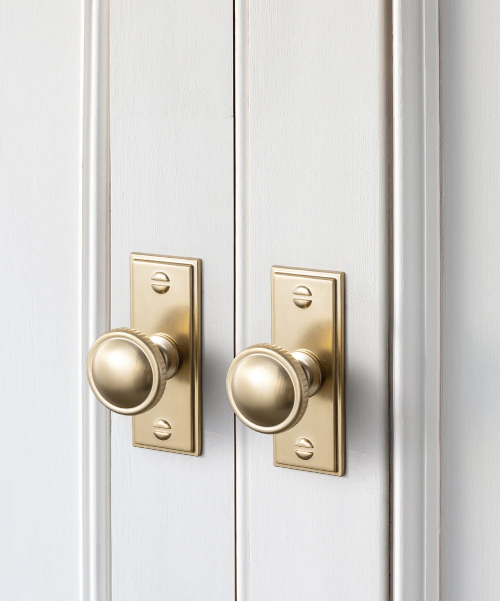 Goo-Ki Knurled Rim Round Cabinet Knobs, Solid Zinc Alloy Mushroom Drawer Knob for Cabinet Doors, Chest of Drawers