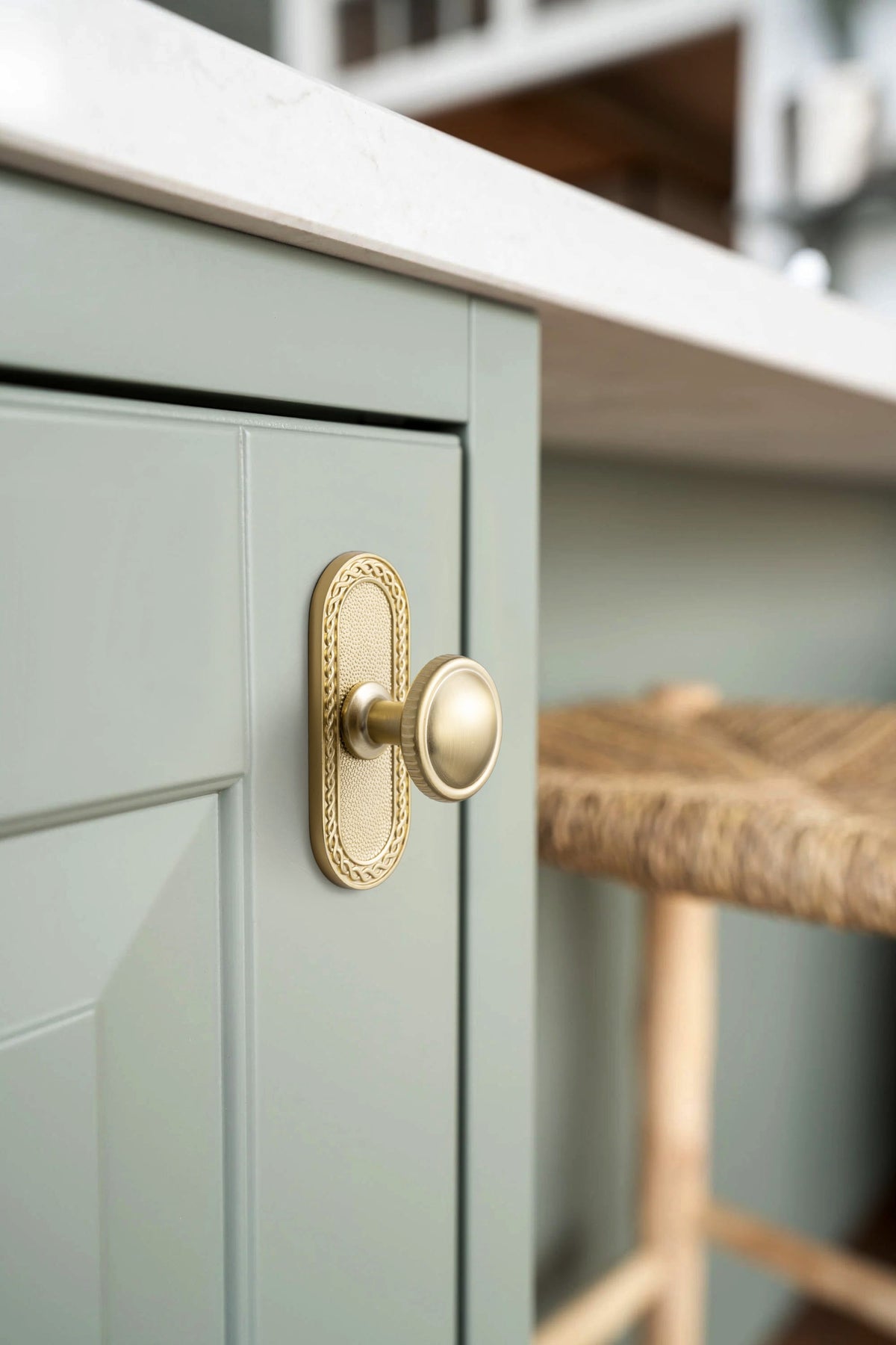 Goo-Ki Knurled Rim Round Cabinet Knobs, Solid Zinc Alloy Mushroom Drawer Knob for Cabinet Doors, Chest of Drawers