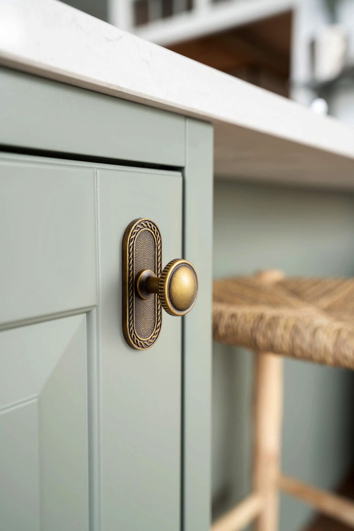 Goo-Ki Knurled Rim Round Cabinet Knobs, Solid Zinc Alloy Mushroom Drawer Knob for Cabinet Doors, Chest of Drawers