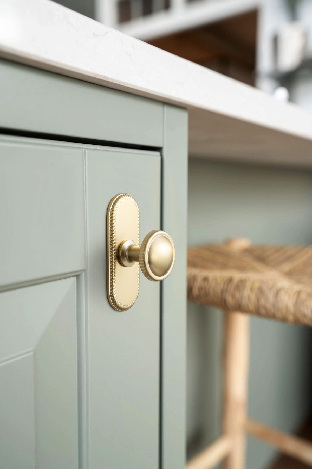 Goo-Ki Knurled Rim Round Cabinet Knobs, Solid Zinc Alloy Mushroom Drawer Knob for Cabinet Doors, Chest of Drawers