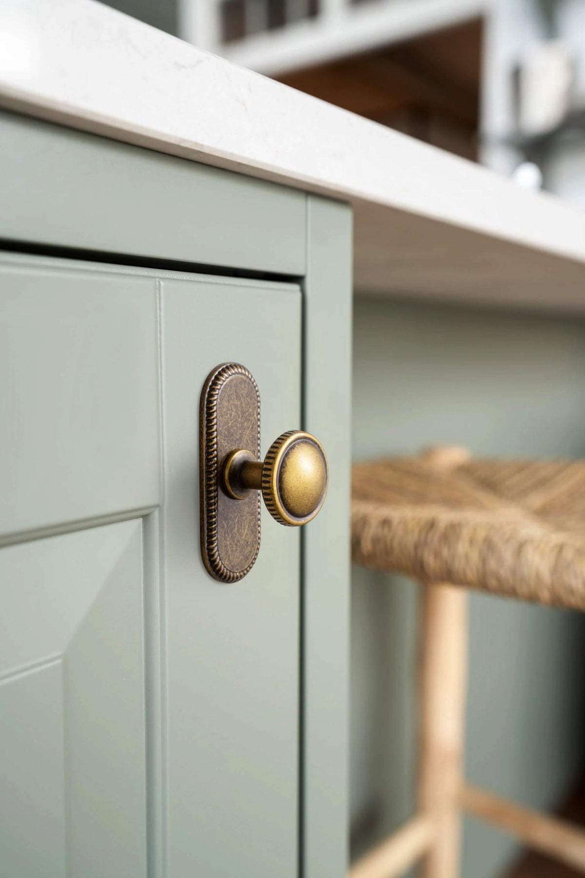 Goo-Ki Knurled Rim Round Cabinet Knobs, Solid Zinc Alloy Mushroom Drawer Knob for Cabinet Doors, Chest of Drawers