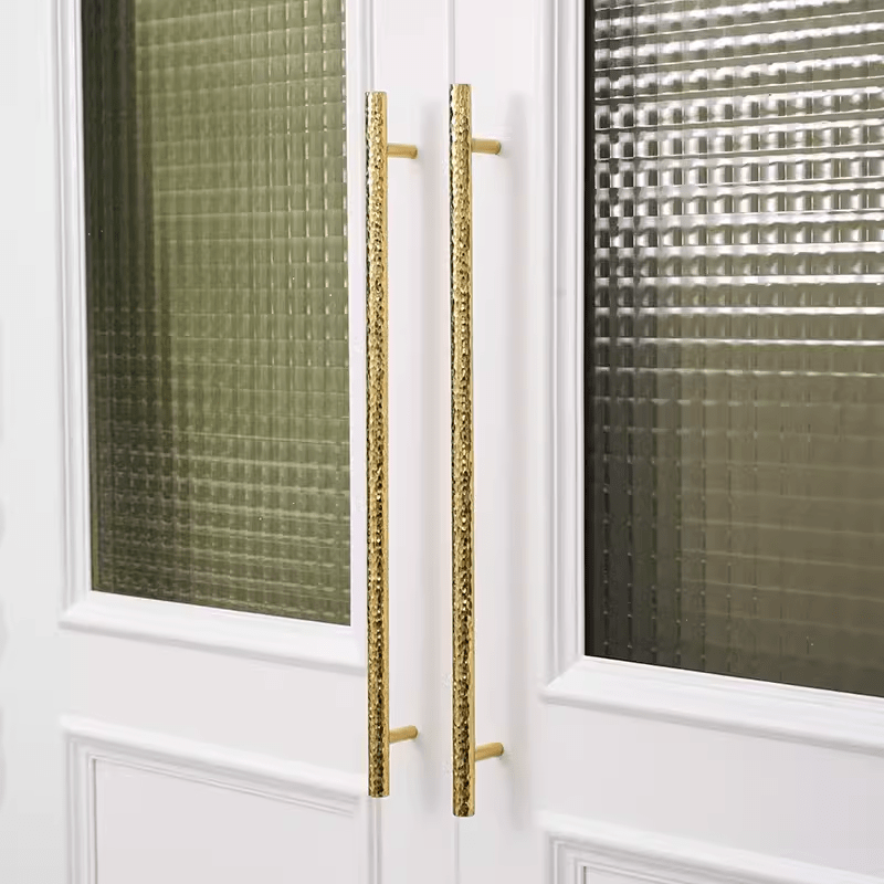 Goo-Ki Light Luxury Hammerline Brass Pulls Drawer Furniture Long Handle
