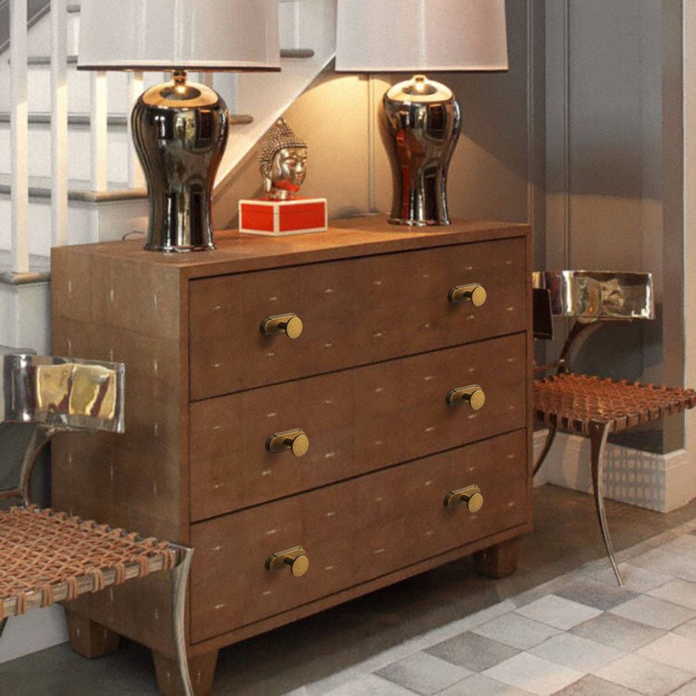 Goo-Ki Long Cabinet Bar Pulls Antique Vintage Brass Solid Drawer Handles