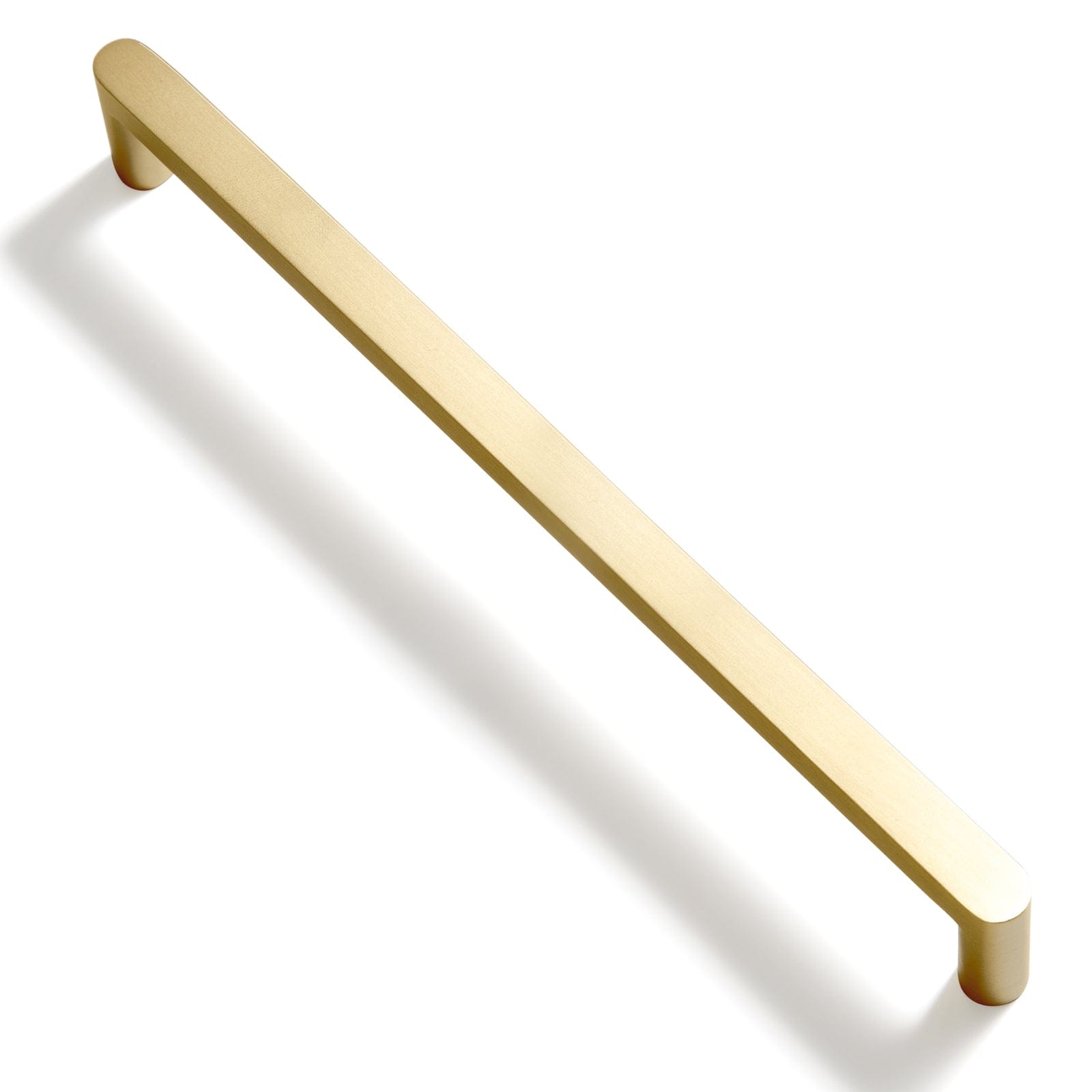 Goo-Ki LT0078 / 10'' Hole Center / 2 Pack Nordic Copper Cabinet Handles Brass Drawer Wardrobe Pulls