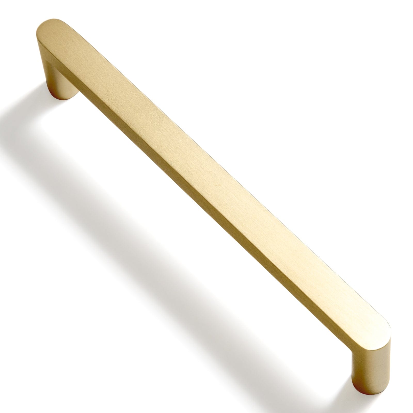 Goo-Ki LT0078 / 5'' Hole Center / 6 Pack Nordic Copper Cabinet Handles Brass Drawer Wardrobe Pulls