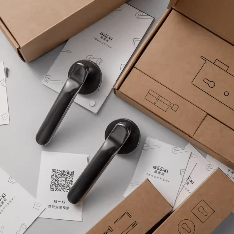 Goo-Ki Luxurious Door Lock Set Interior Door Handle Security Mute Door Handle