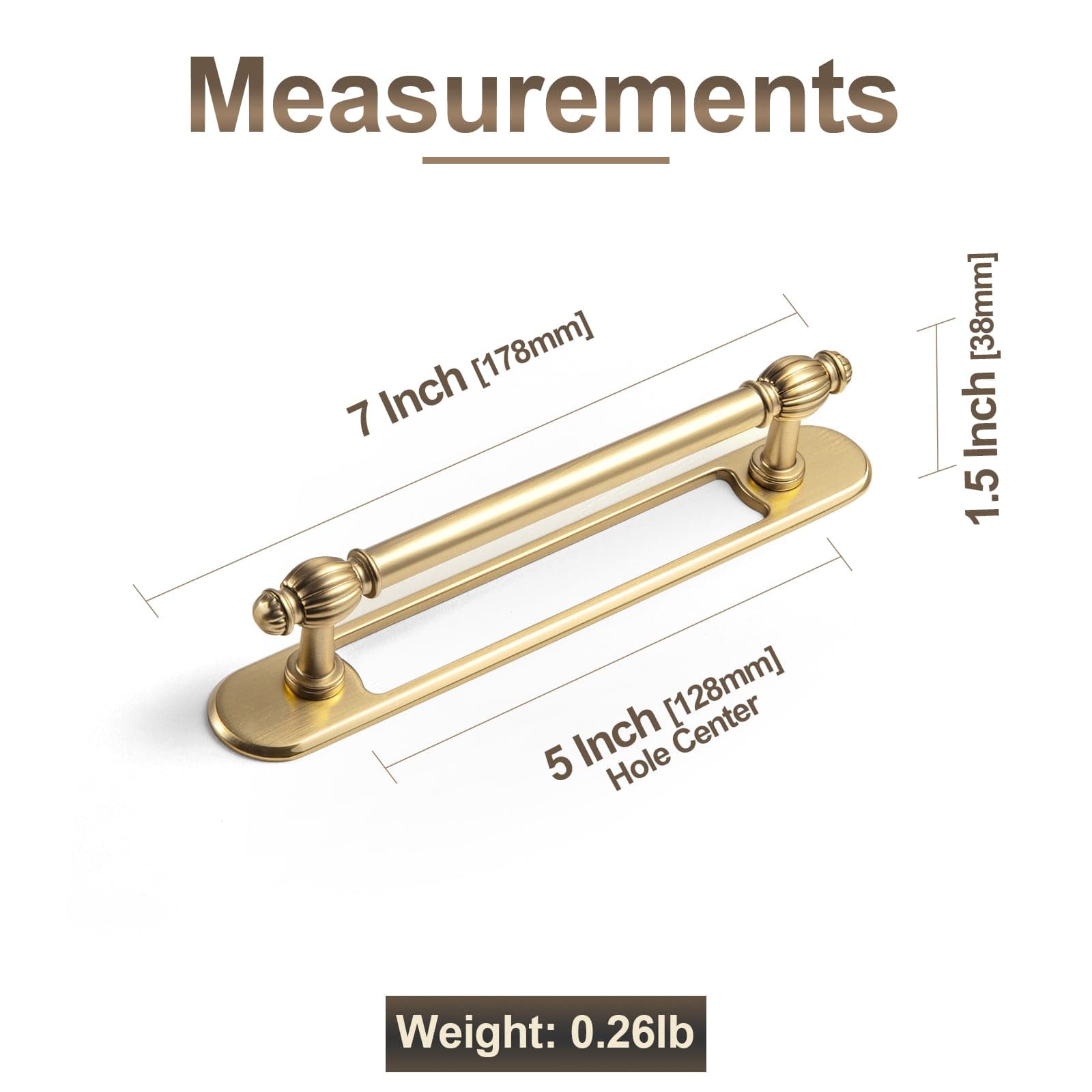 Goo-Ki Luxury Decorative Antique Brass Cabinet Handles Stylish Accents for Modern Cabinet Design