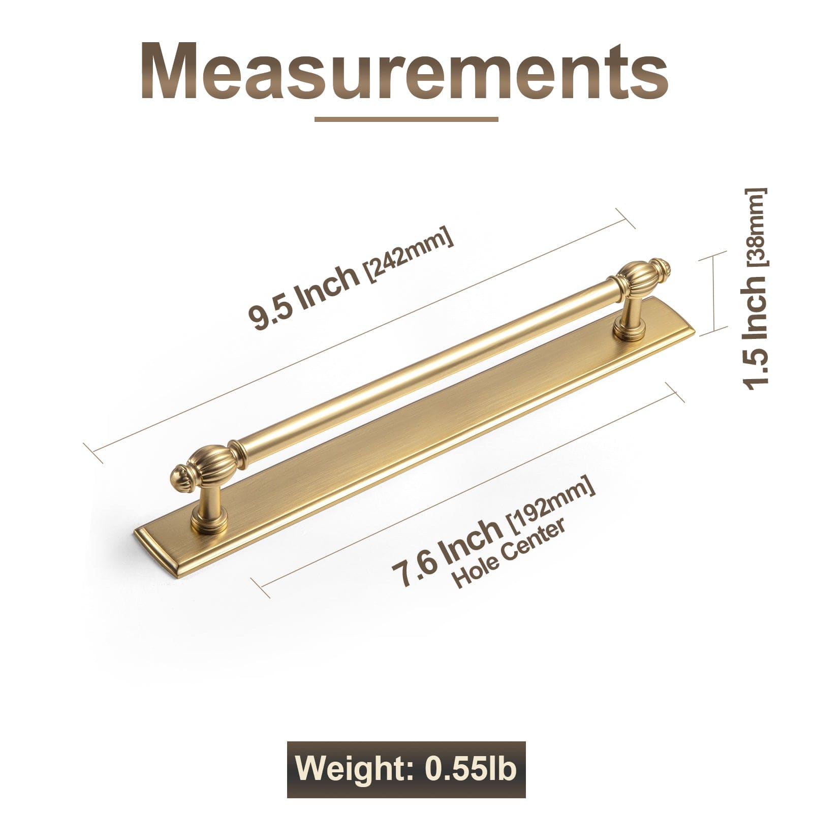 Goo-Ki Luxury Decorative Antique Brass Cabinet Handles Stylish Accents for Modern Cabinet Design