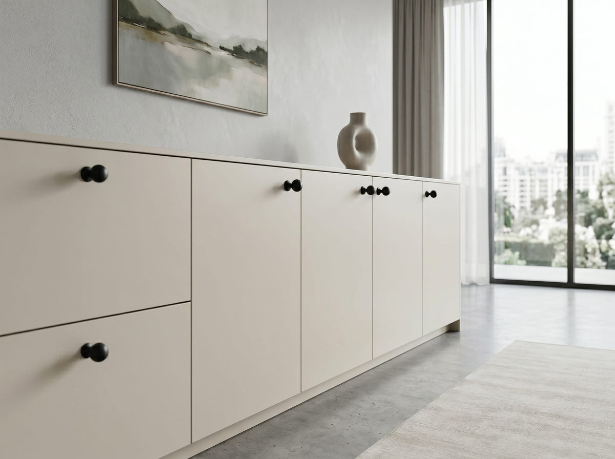 Goo-Ki Luxury Globe Shape Cabinet Knobs Zinc Alloy Durable Hardware, Minimalist Spherical Drawer Pulls for Farmhouse Modern Retro Cabinet Renovation