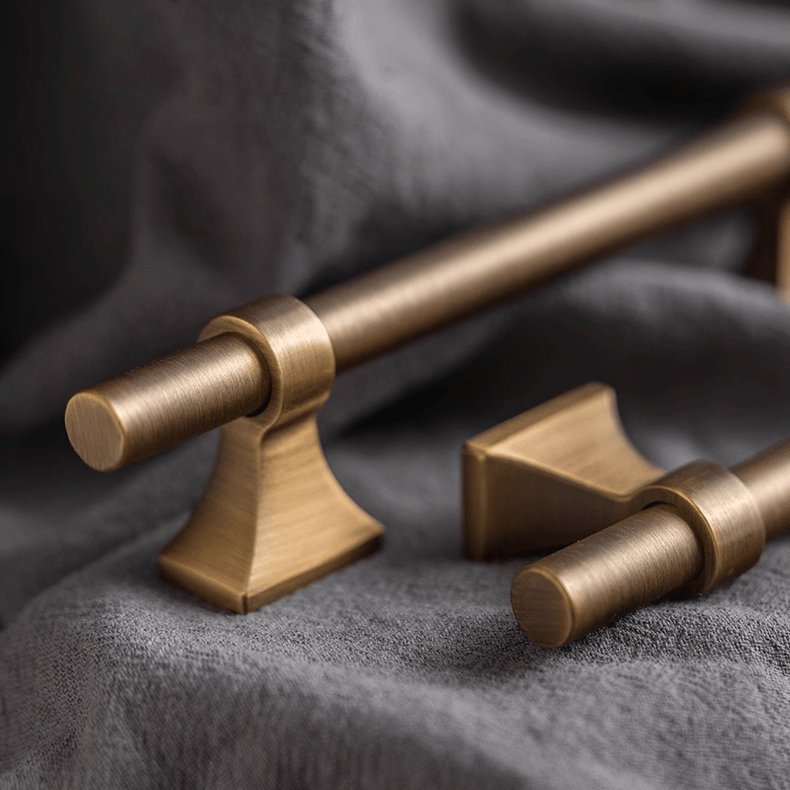 Goo-Ki Luxury Stain Brass Furniture Handle Solid Brass Kitchen Cabinet Pull T Bar Handle