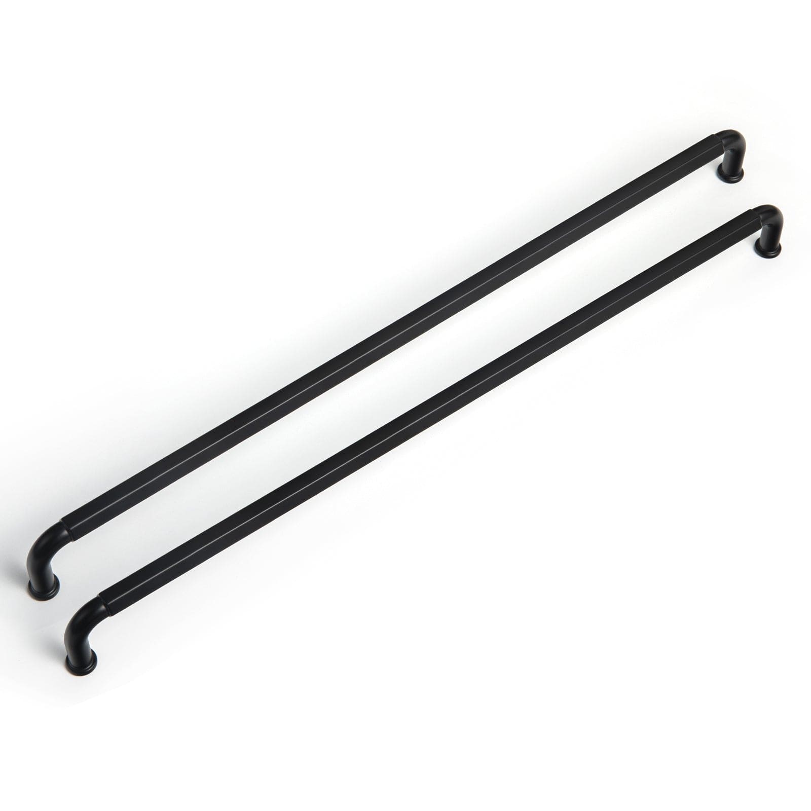 Goo-Ki Matte Black / 12.6'' Hole Center / 6 Pack Antique Brass Cabinet Pulls Affordable Luxury Vintage Drawer Knobs for Kitchen