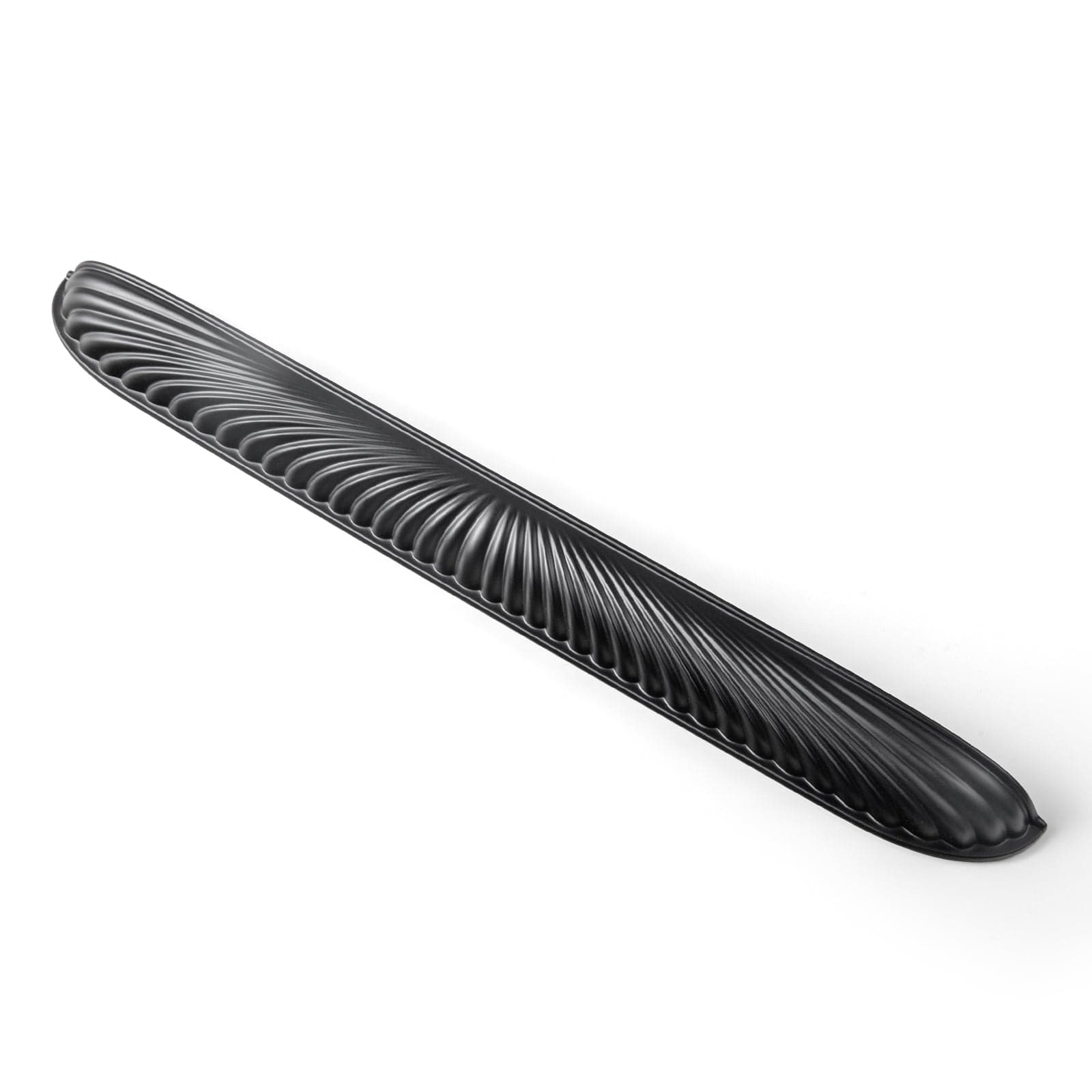 Goo-Ki Matte Black / 12.6'' Hole Center / 6 Pack Semicircular Antique Brass Cabinet Pulls Half Moon Shaped Bin Cup Drawer Pull