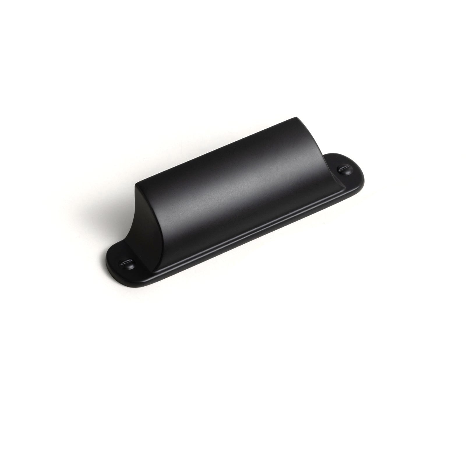 Goo-Ki Matte Black / 2.5'' Hole Center / 6 Pack Modern Multi-Color Cabinet Cup Pulls Bin Drawer Pull Stylish Hardware for Furniture Upgrades