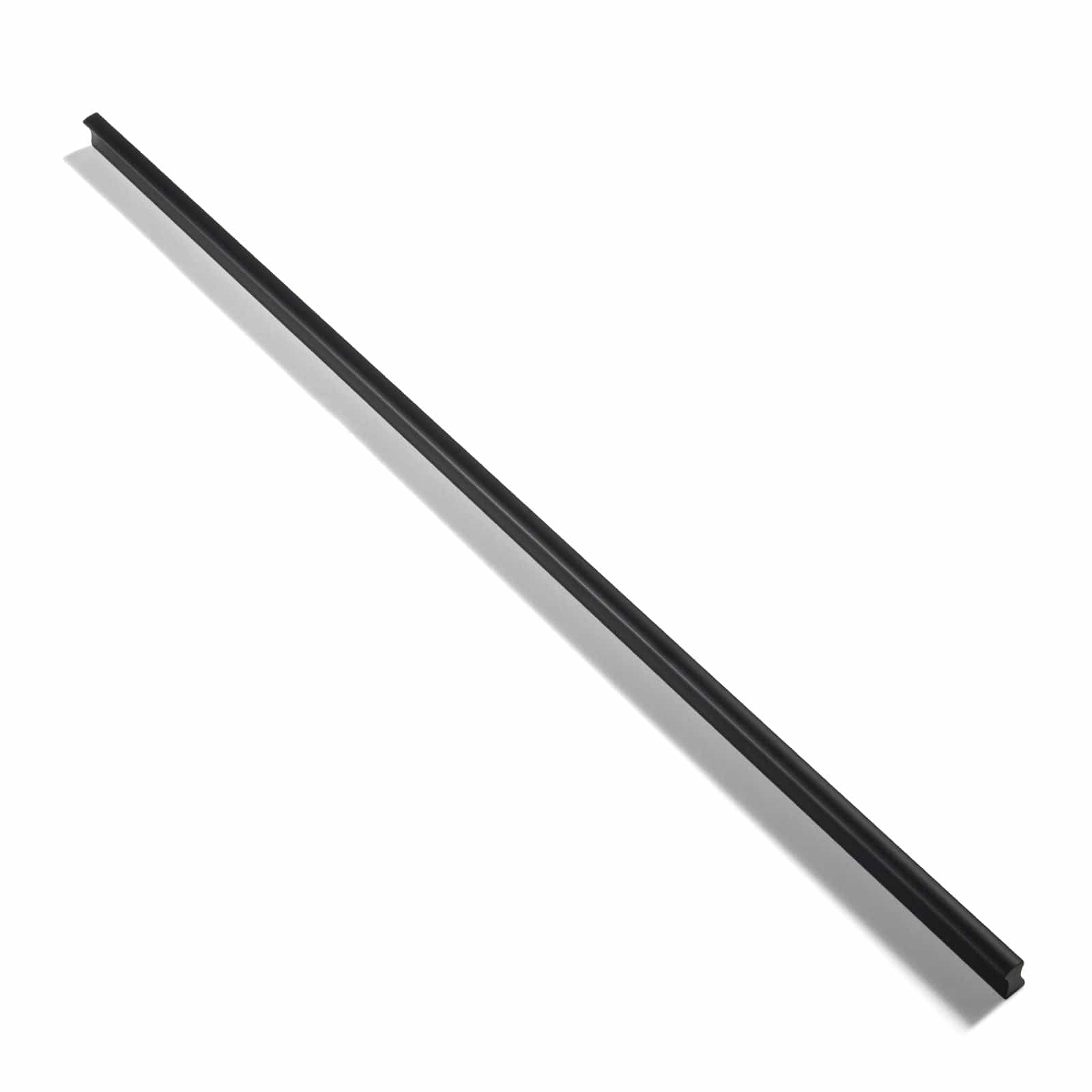 Goo-Ki Matte Black / 20'' Hole center Streamline Solid Drawer Handles Matte Kitchen Cabinet Bar Pulls 12 Pack